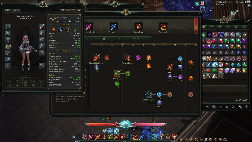 You have to keep track of a lot of things in Devilian, but the game eases you into it.