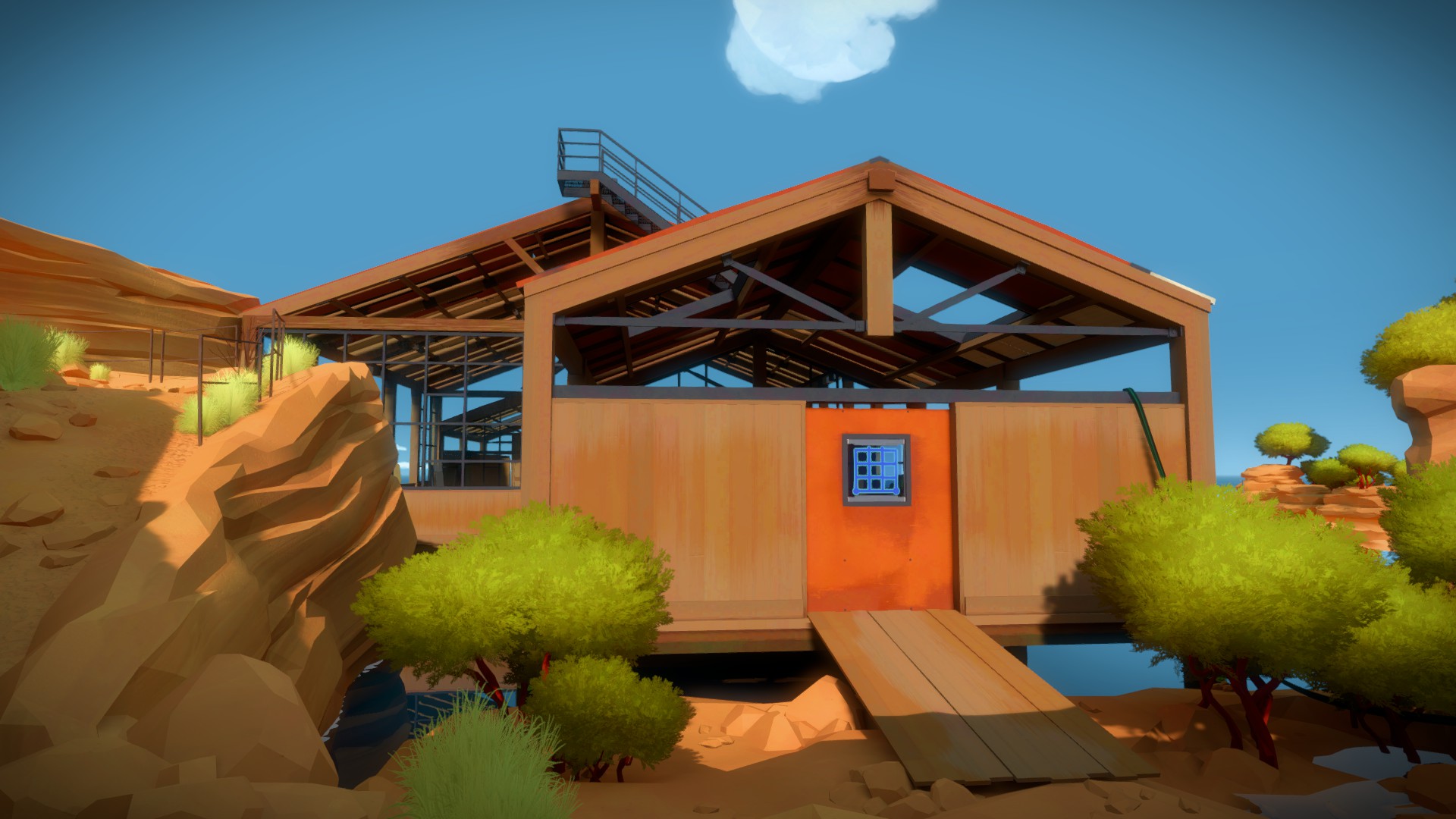 The Water House on the coast.