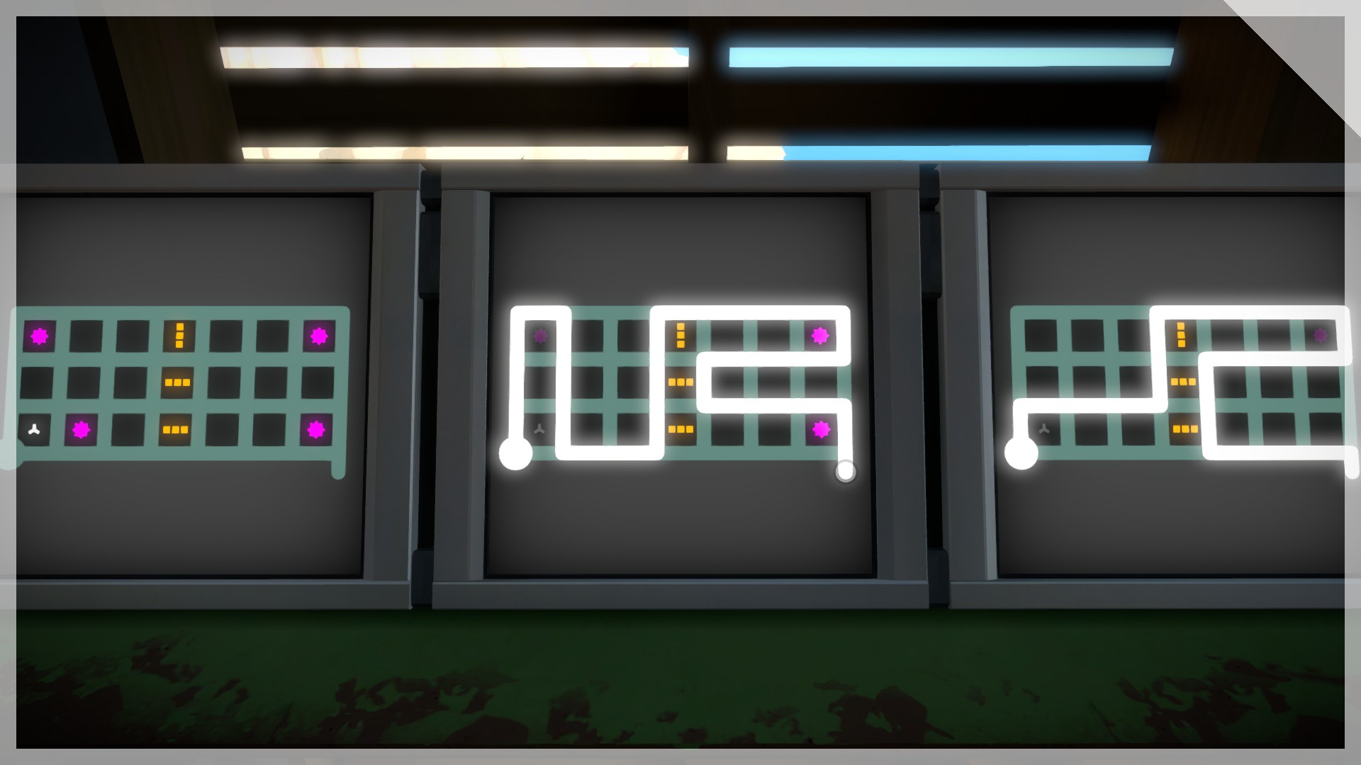 Elimination marks is that little tri-line symbol.