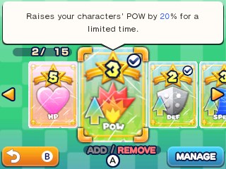 The Battle Card system is a great new addition to the game's RPG gameplay.