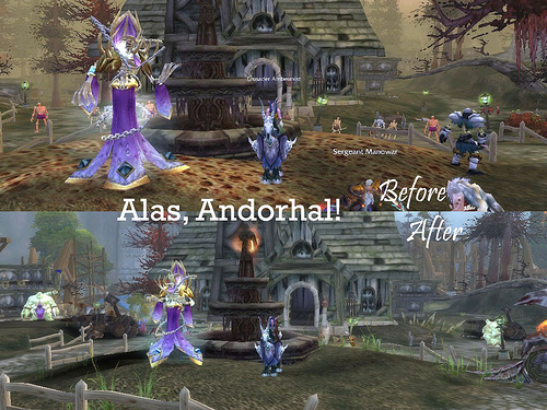 Andorhal Before and After