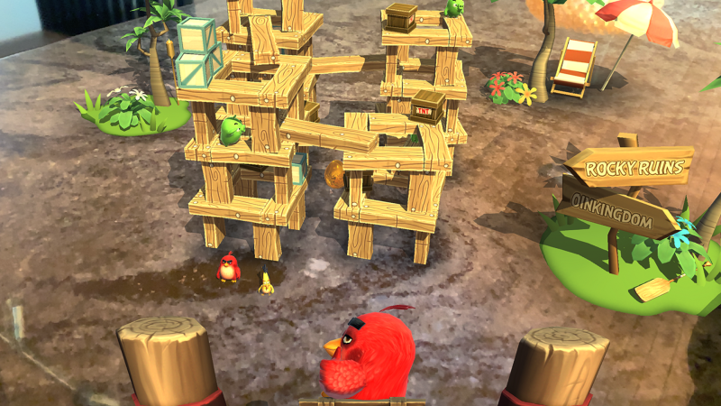 Angry Birds AR: Isle of Pigs.