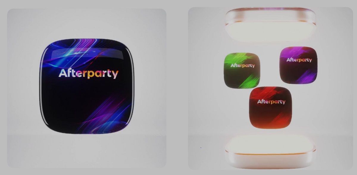 Afterparty NFTs are digital items designed to look like jewels.