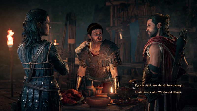 Assassin's Creed: Odyssey gives players choices throughout its story.