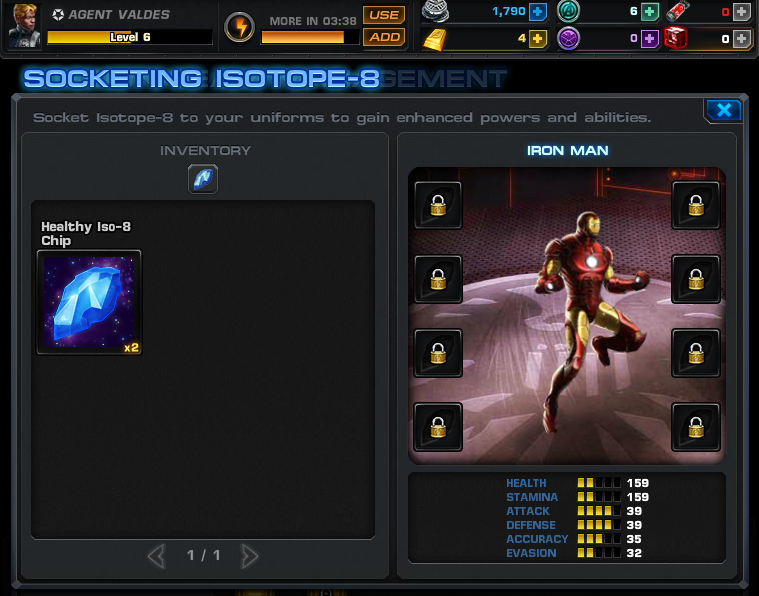 Avengers Alliance on Facebook