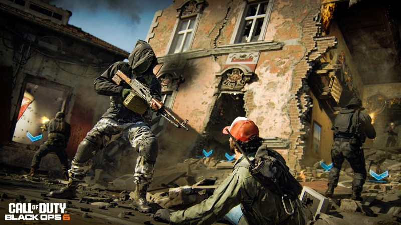 The Low Town map of Call of Duty: Black Ops 6 multiplayer.