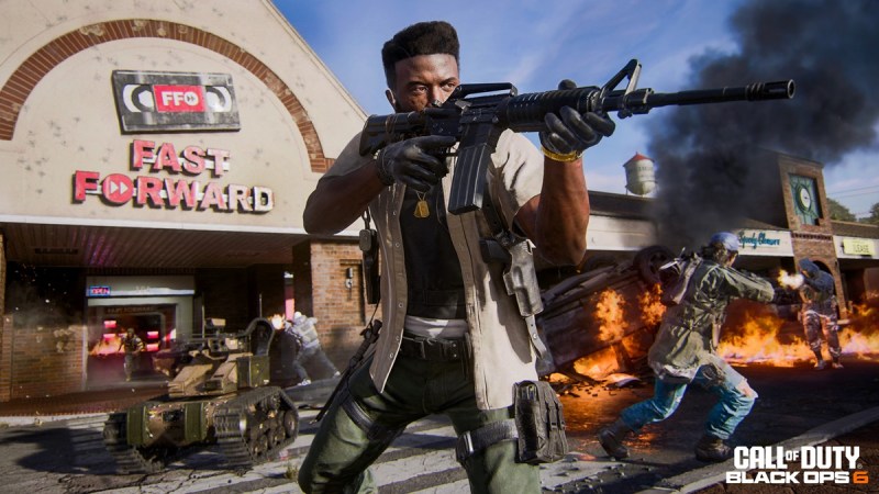 Multiplayer action in Call of Duty: Black Ops 6.