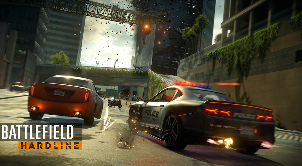 In pursuits, damage can be dealt with firearms or vehicles.
