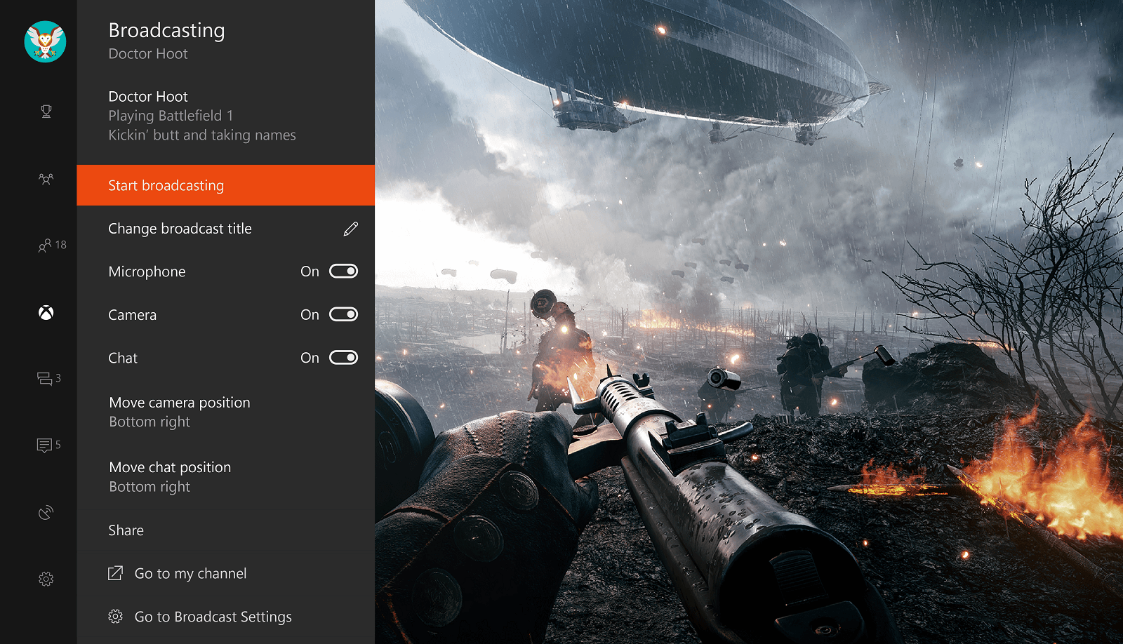 Microsoft is building all the tools you need to Beam right into the Xbox One app.