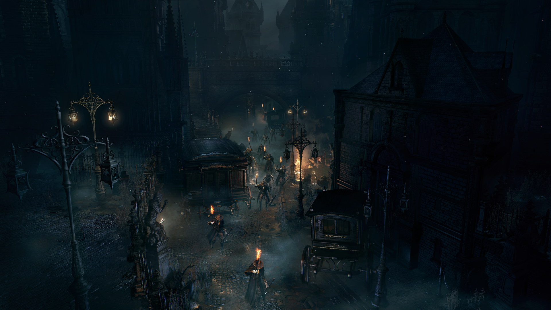 The denizens of Yharnam have a feverish fanaticism not unlike members of Silent Hill's Order.
