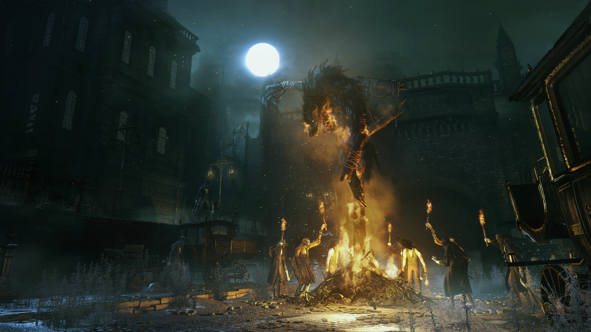 Bloodborne tells a wonderfully moody story through its environments alone.