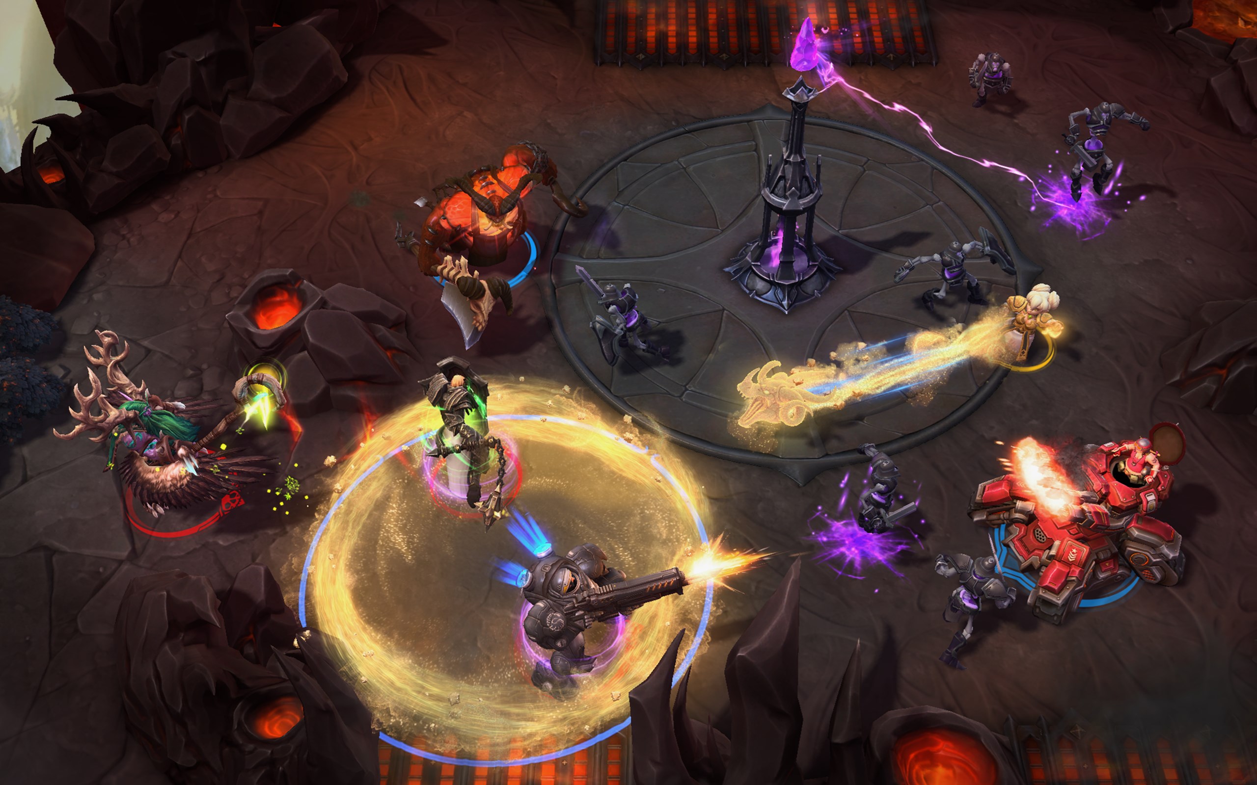 One of HotS's newest characters, Chromie, in action.