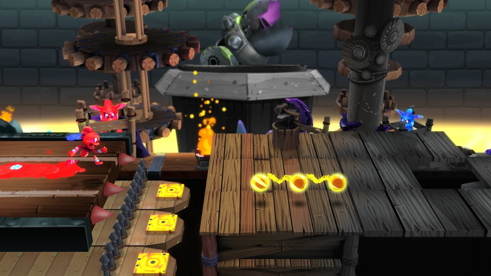 The color-based gameplay gets more difficult as you advance.
