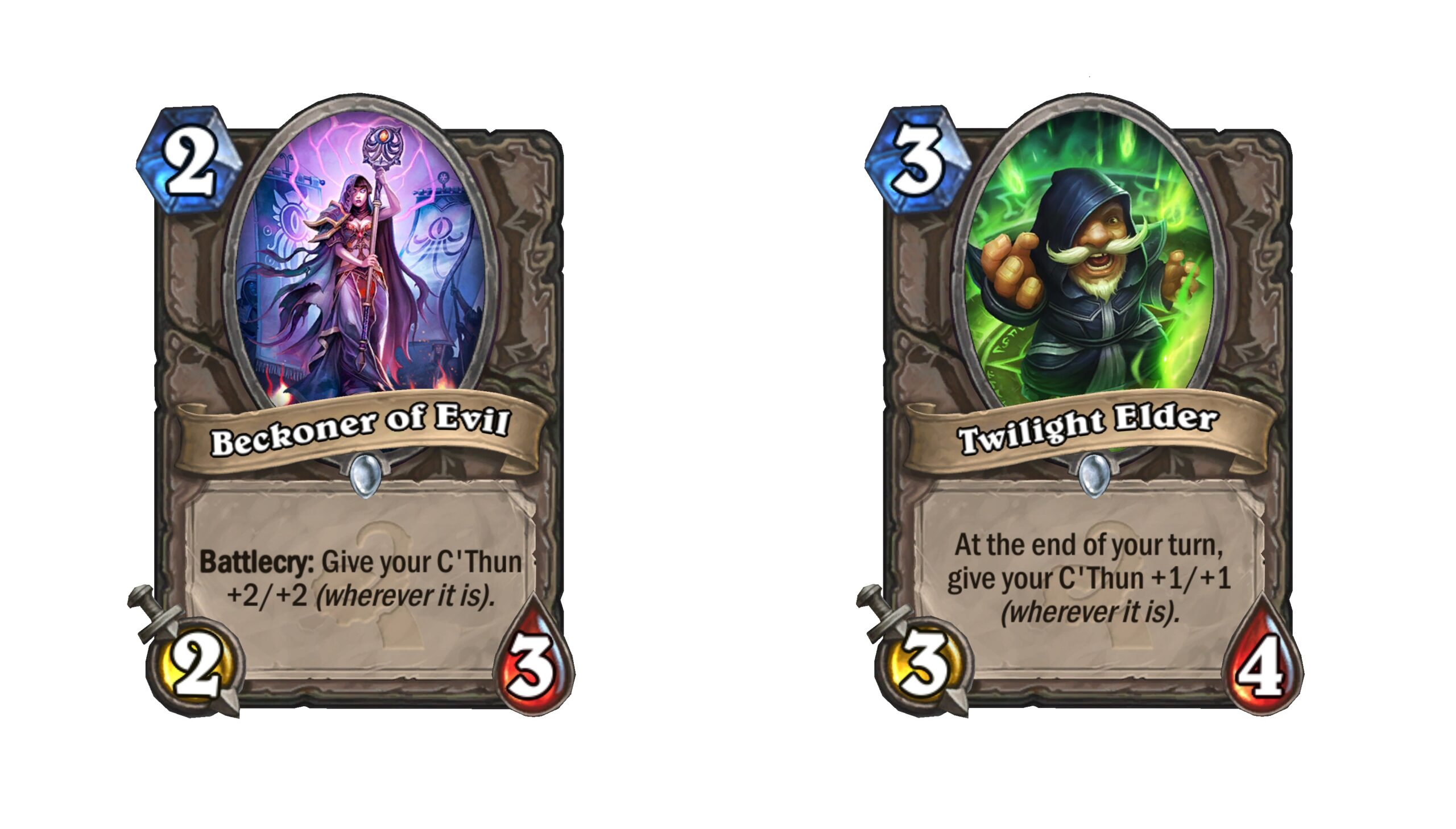 Beckoner of Evil and Twlight Elder