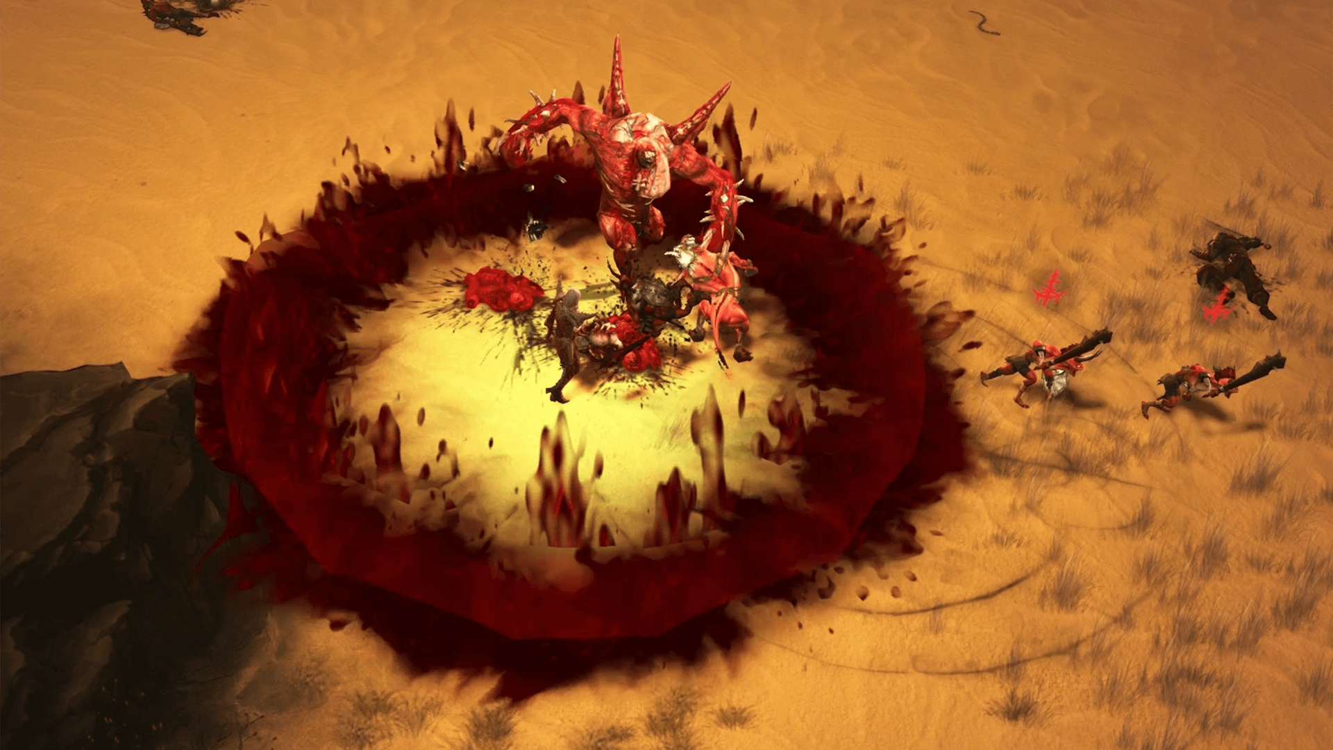 Blood hurts.