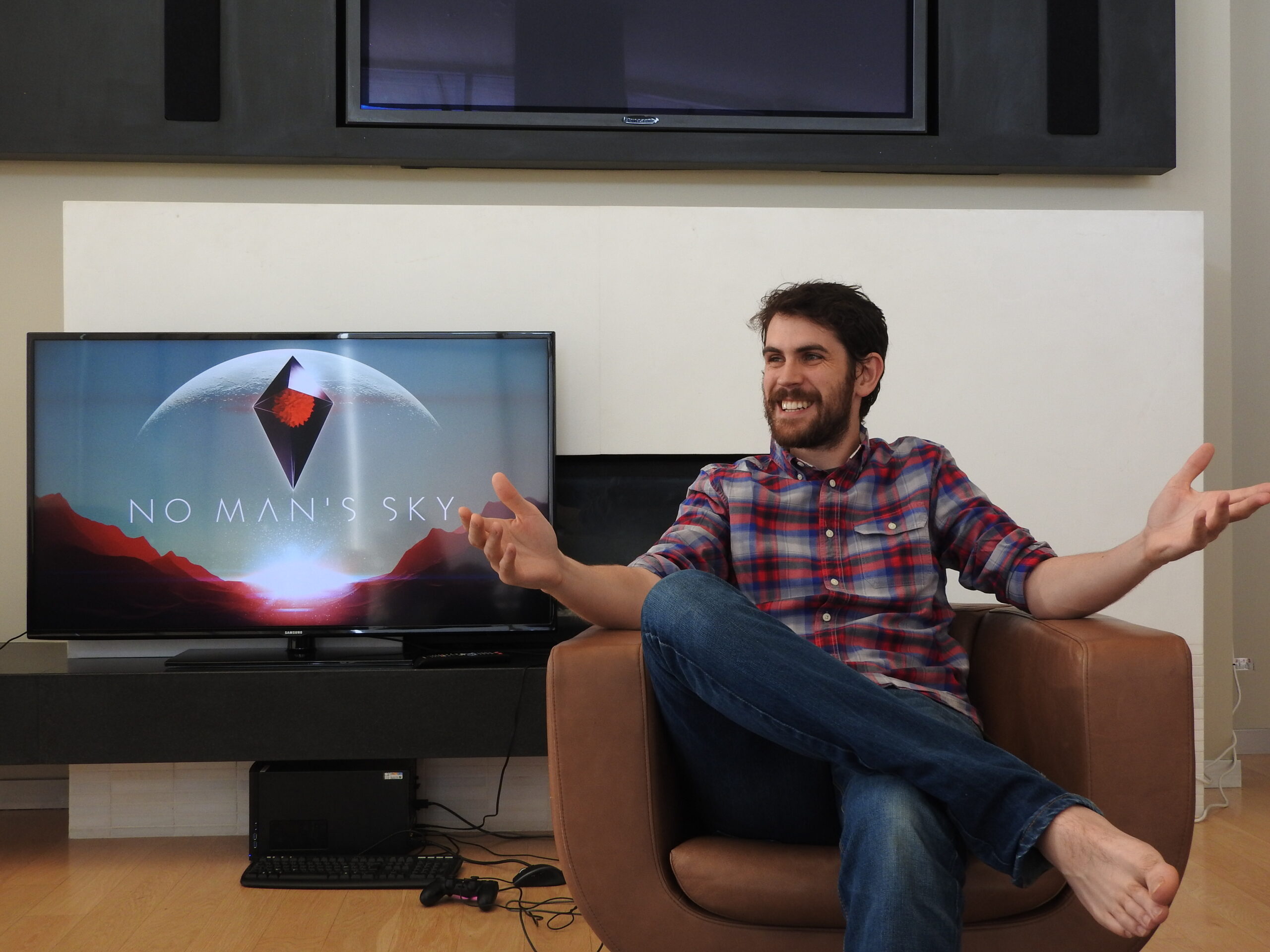 Sean Murray of Hello Games at E3 2015