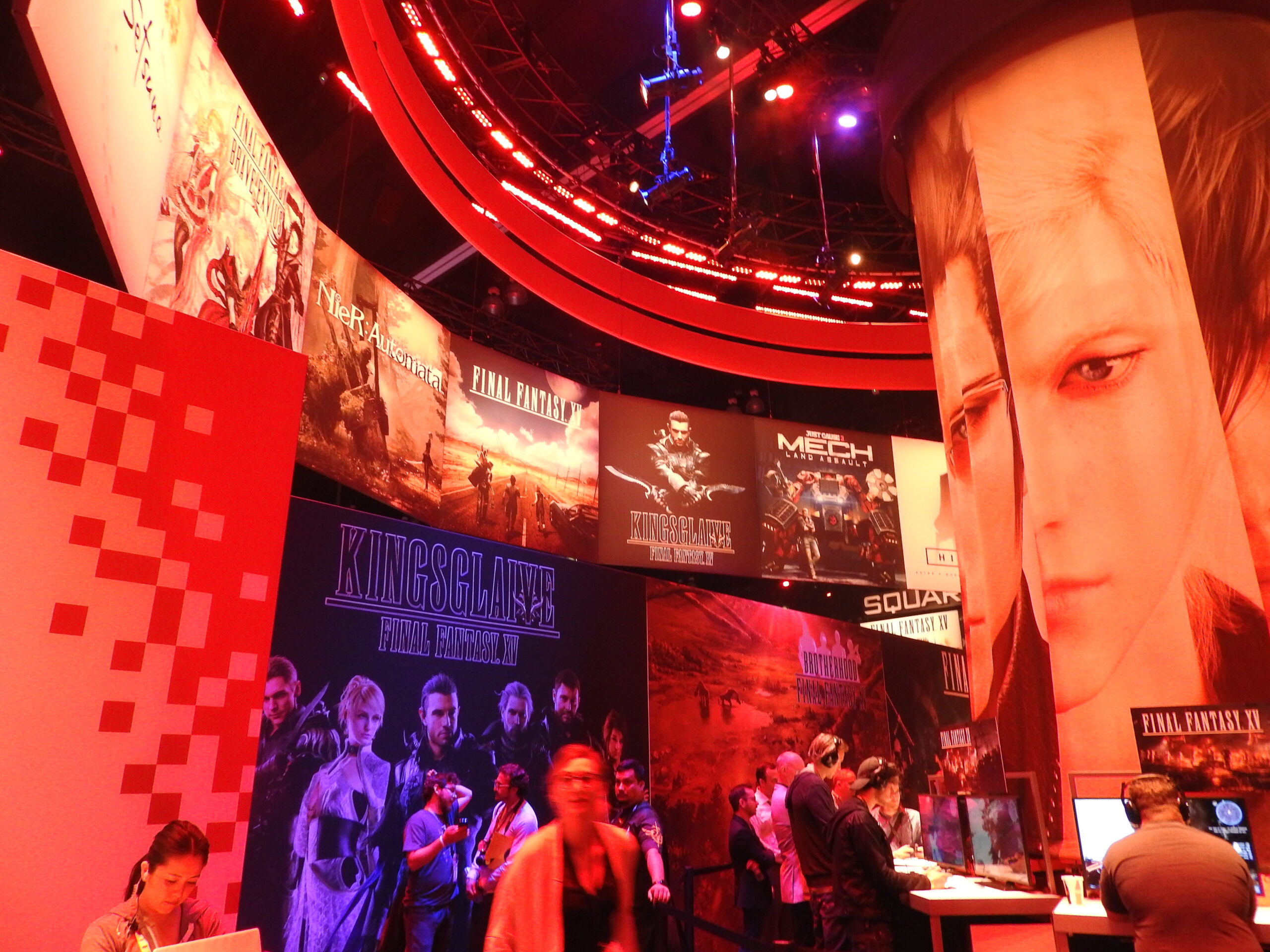 Square Enix's booth