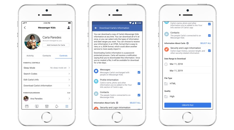 Facebook Messenger Kids