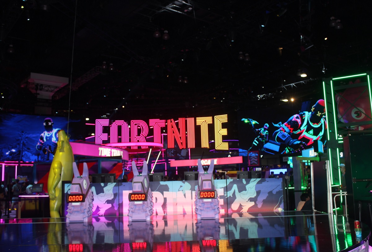 Fortnite booth at E3 2019