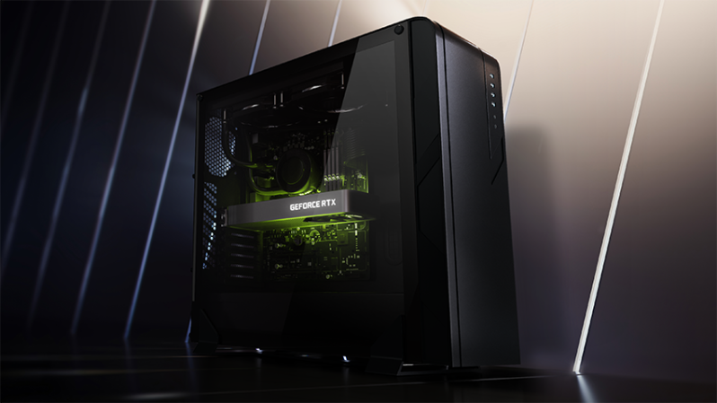 The Nvidia GeForce RTX 3060.