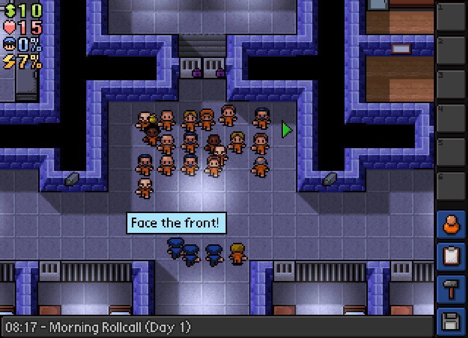 Miss roll call and the guards will come looking for you.