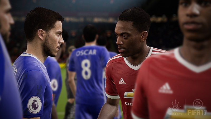 FIFA 17 E3 2016 - Martial Hazard Lineup