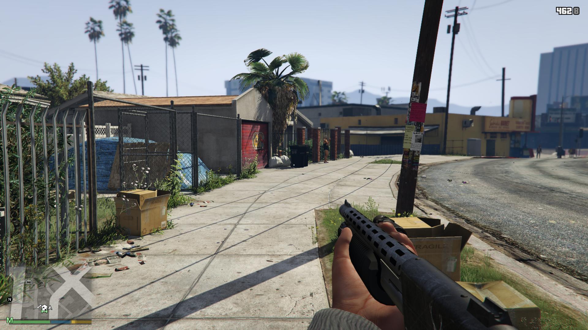A wider look at the world when aiming down sights.
