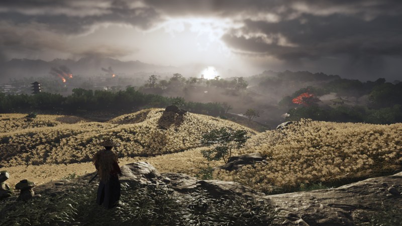 The island of Tsushima is under attack from the Mongols.