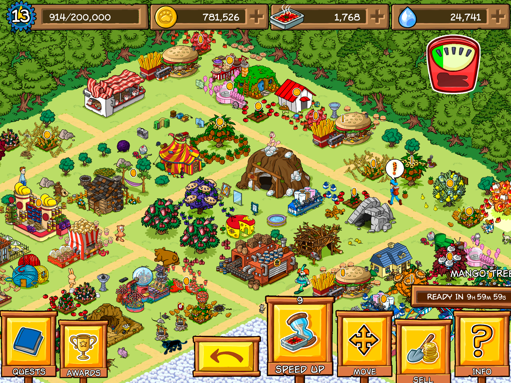 You can tell it's a mobile game because it's isometric.