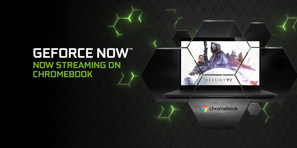GeForce Now cloud gaming is available on Chromebooks.