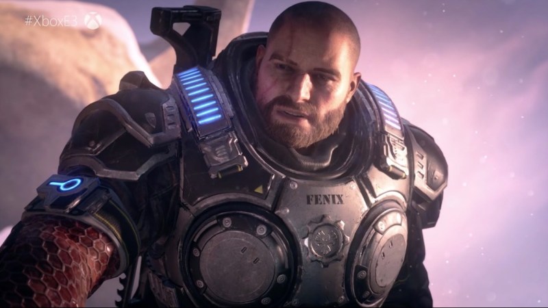 JD, the son of Marcus Fenix.