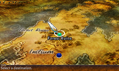 The world map just begs for you to explore its locations however you want.