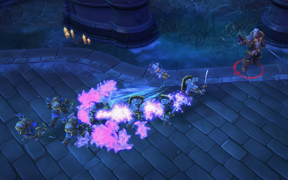 Gilnean Cocktail, which Greymane can only use as a human, deal more damage to secondary targets than the primary one.