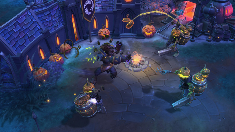 Greymane's Inner Beast ability lets him quickly take mercenary camps.