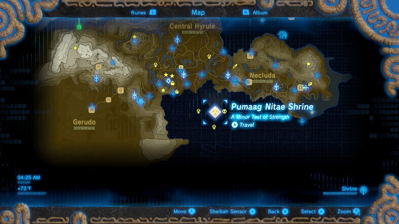 Defeat the Guardian in here to get a Shield.