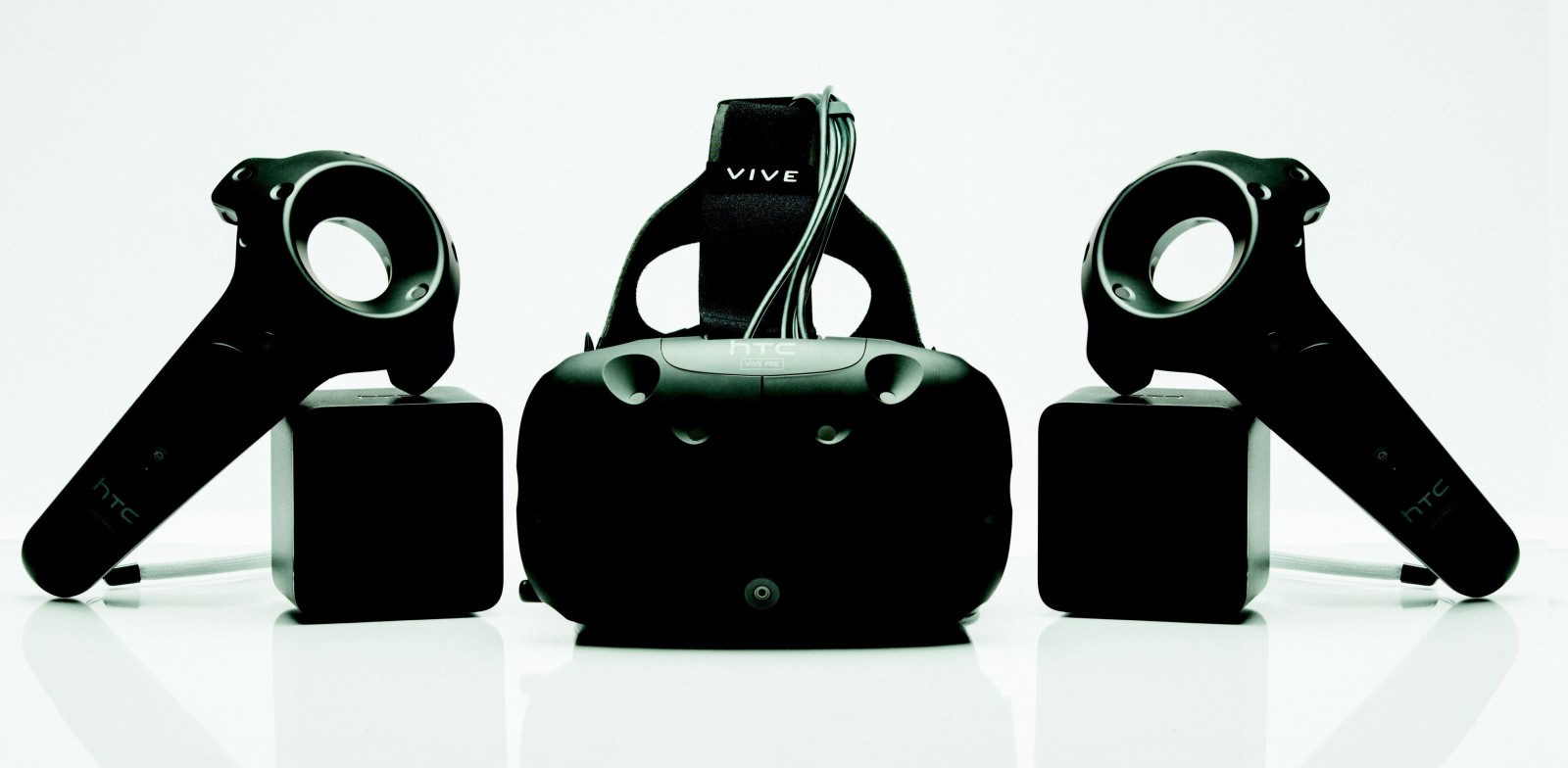The HTC Vive powered by SteamVR.