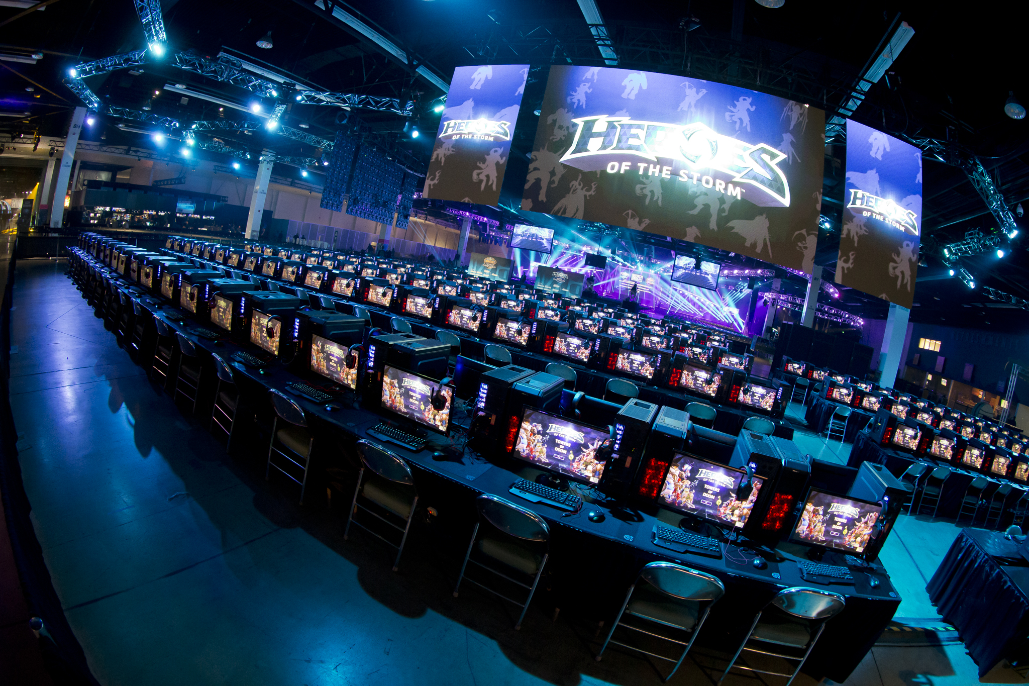 A scene from Heroes of the Storm at BlizzCon.