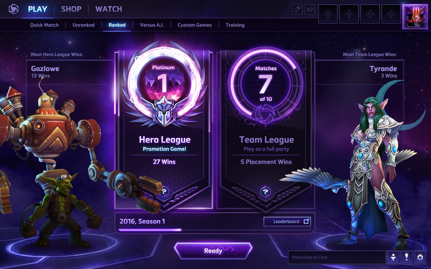 Heroes of the Storm Ranked Play changes