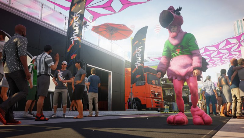 Flamingos never say die.
