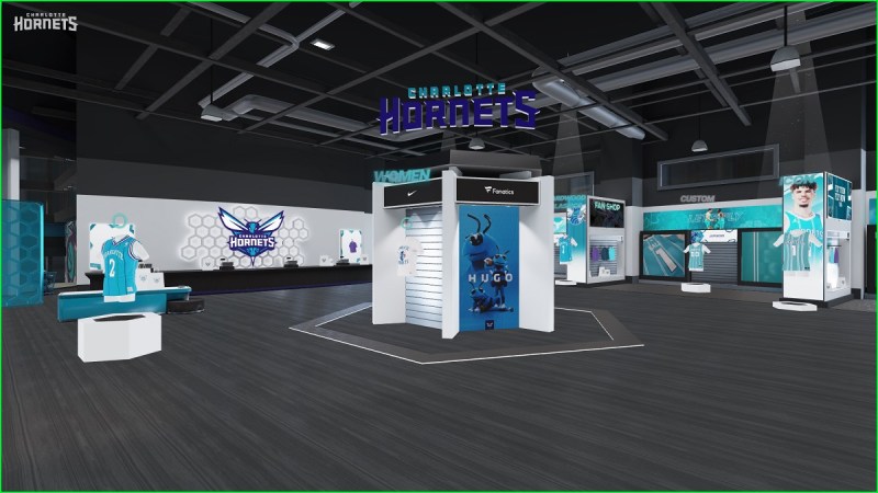 The Charlotte Hornets enlisted Meetkai to make a virtual store.