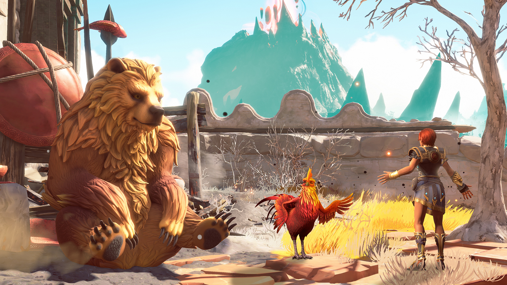 The God of War is a literal chicken.