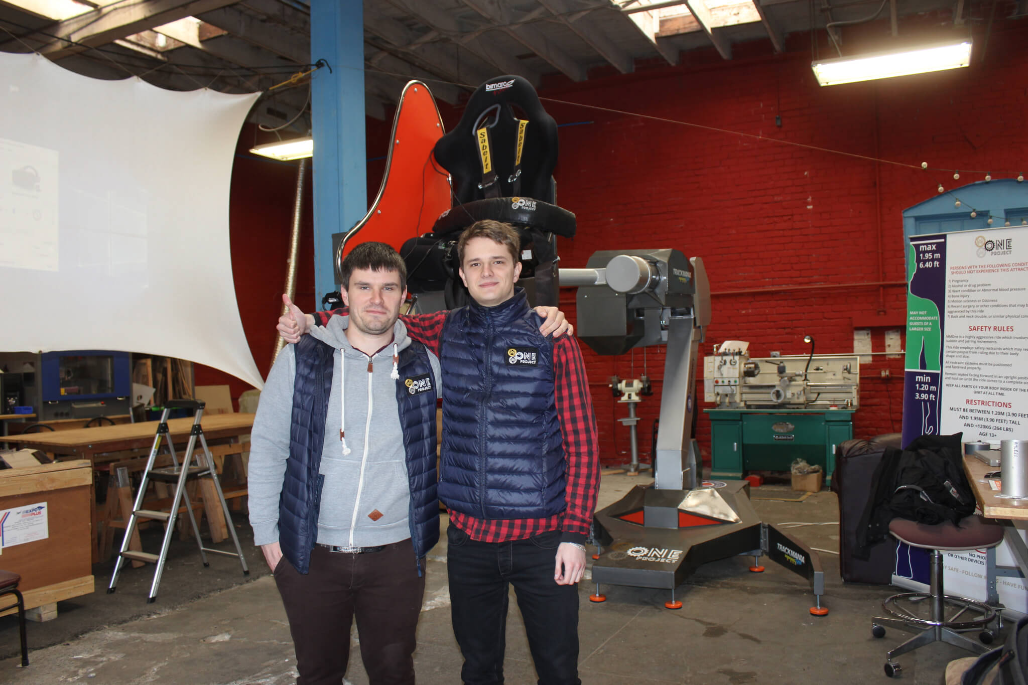 Alex Ryzhkin and Constantine Belous of MM-Company, maker of the MMOne.