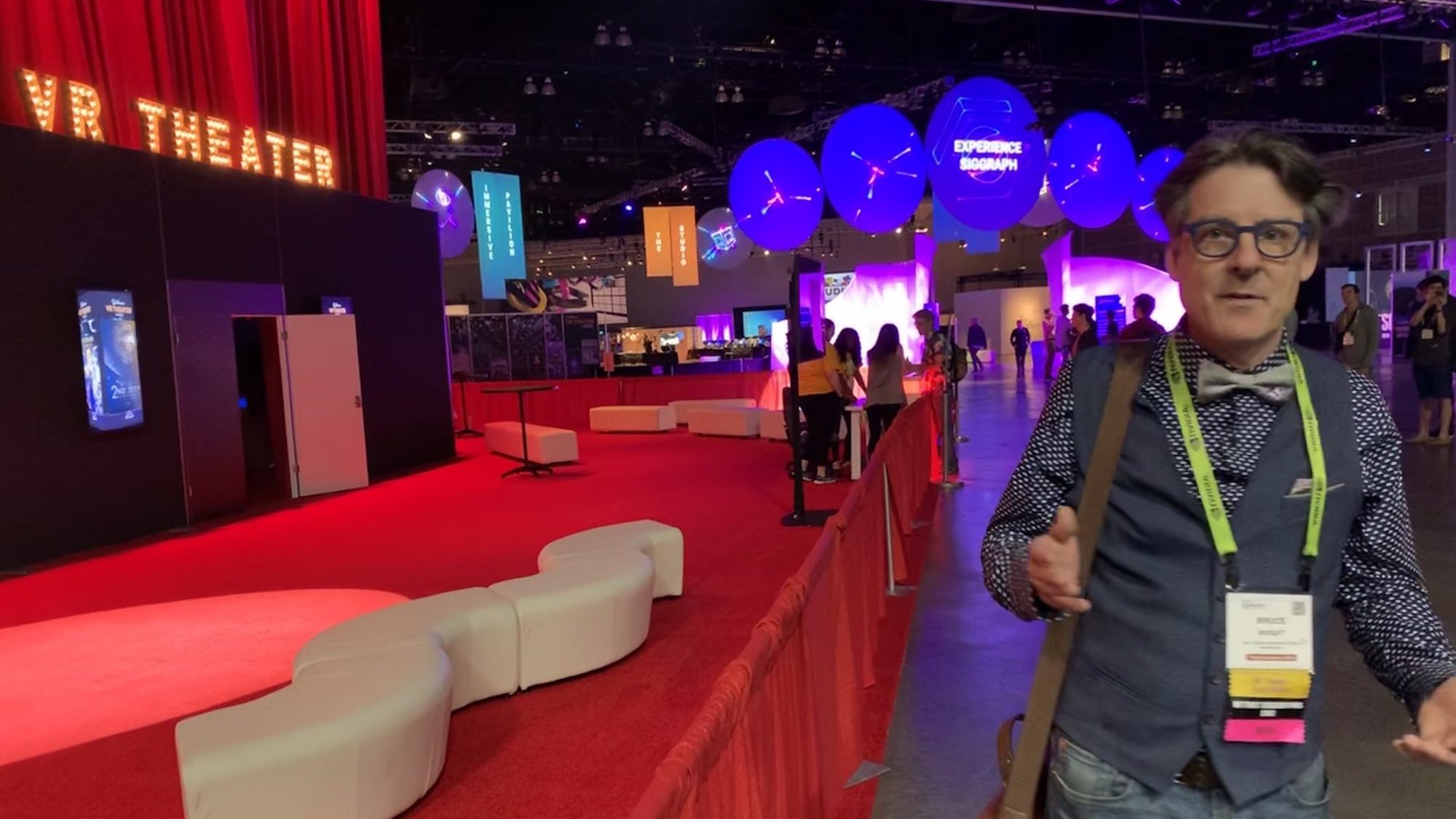 Disney's Bruce Wright welcomes guests to Siggraph 2019's VR Thre