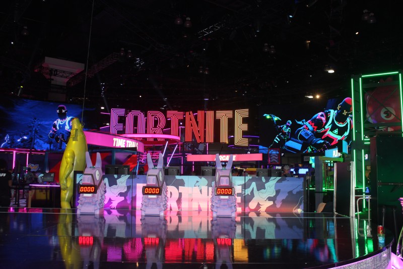 Fortnite booth at E3 2019