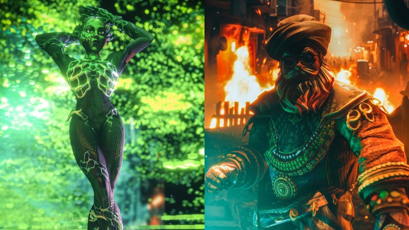 Jadu's Absynth and TukTuk characters.