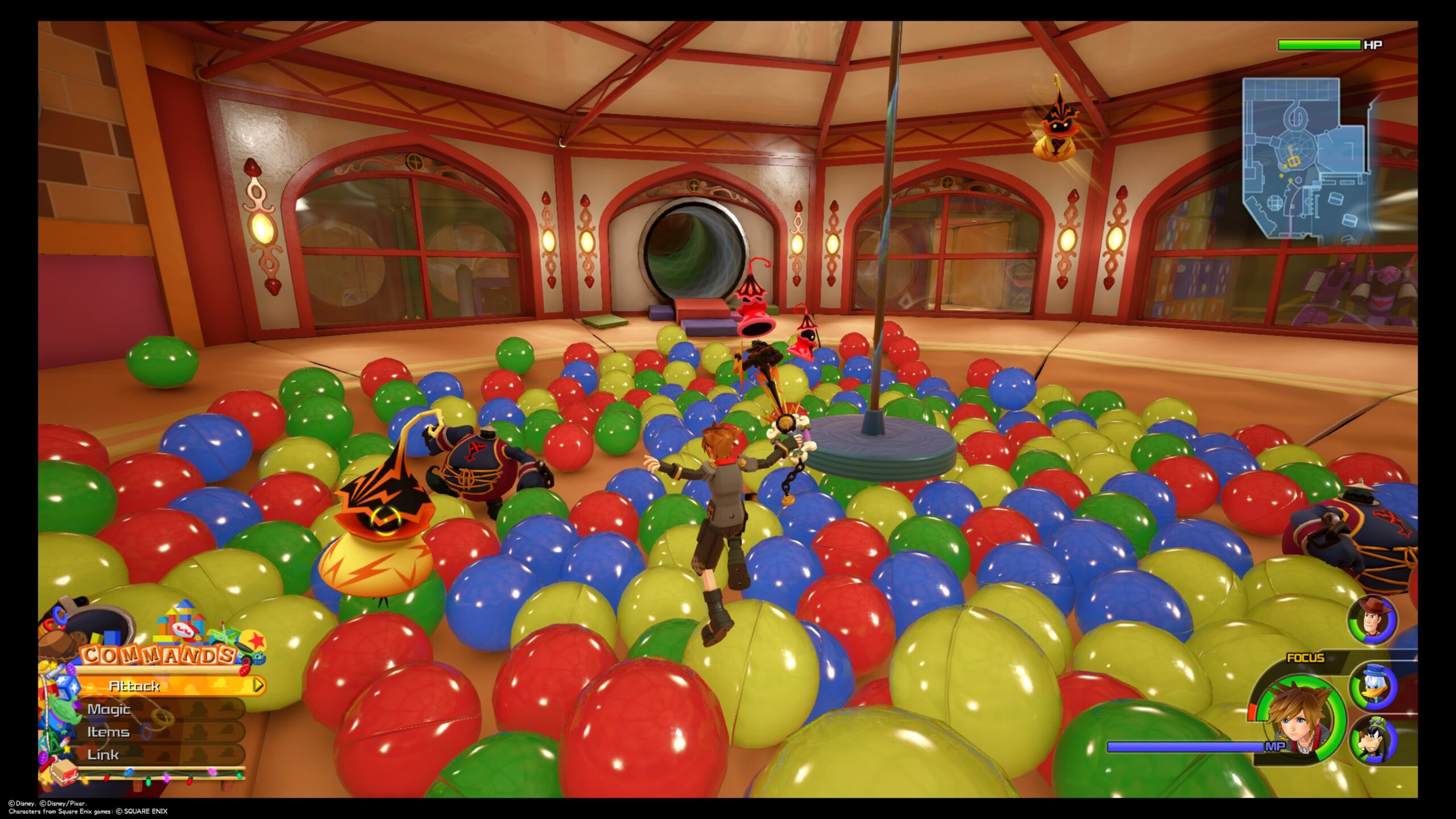 Fighting is more fun than a ball pit.