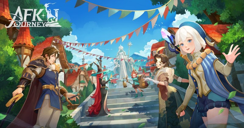 Getting a welcome in AFK Journey.