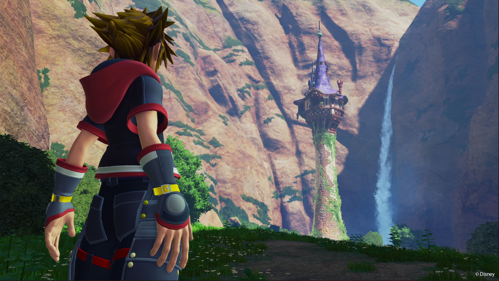 Rapunzel's tower in Kingdom Hearts III.