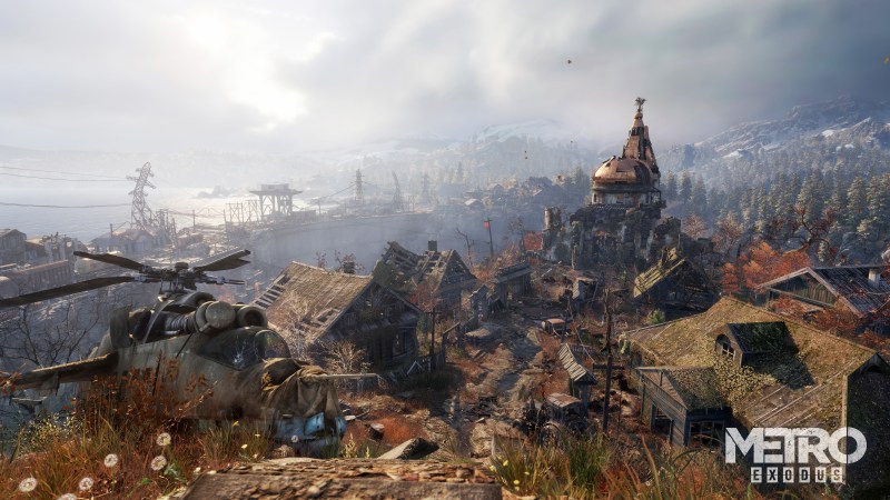 Metro Exodus Town 4K Watermark