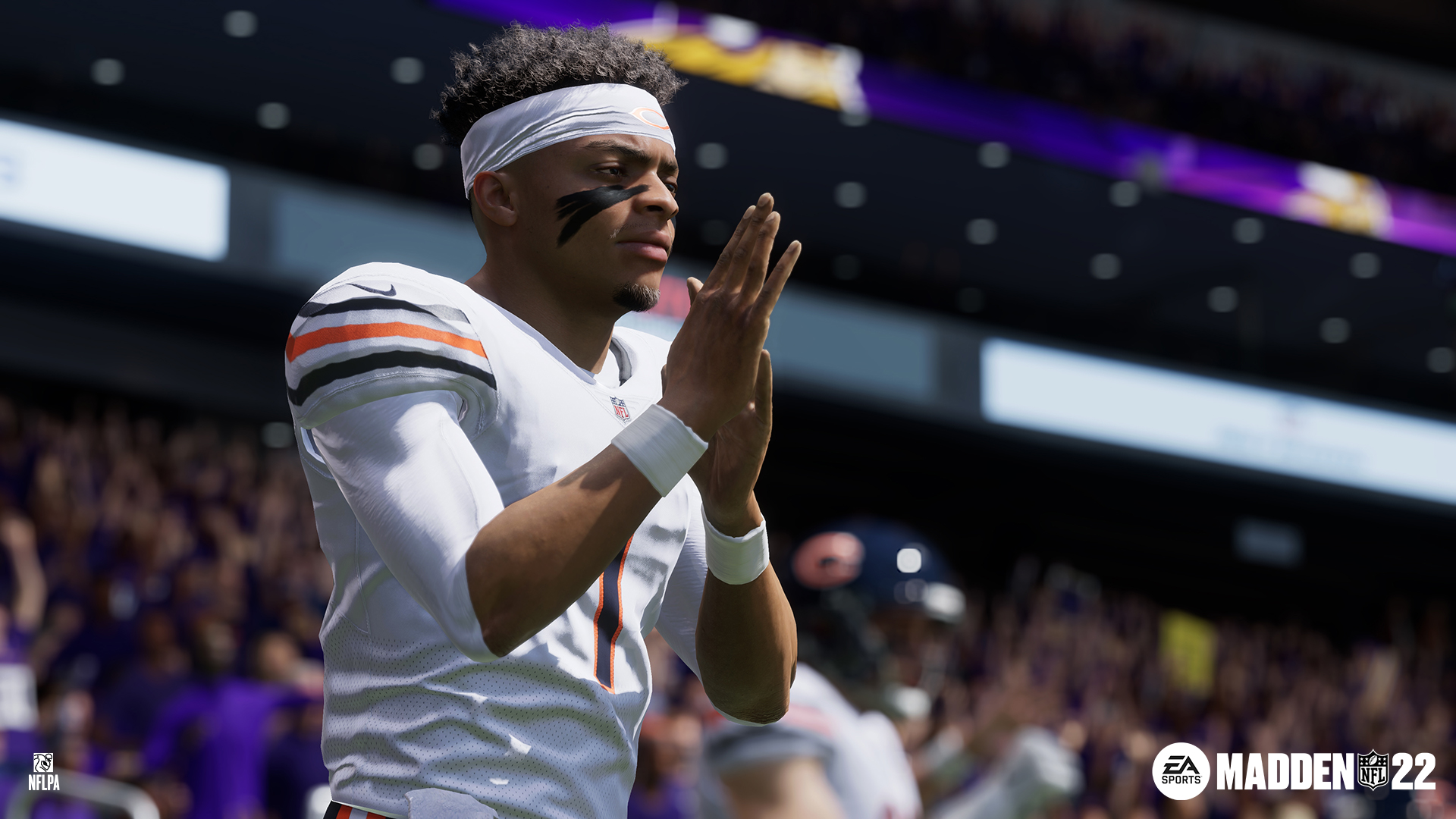 It's going to take Madden NFL 22 some time to get some useable Next Gen Stats on Chicago Bears rookie QB, Justin Fields.